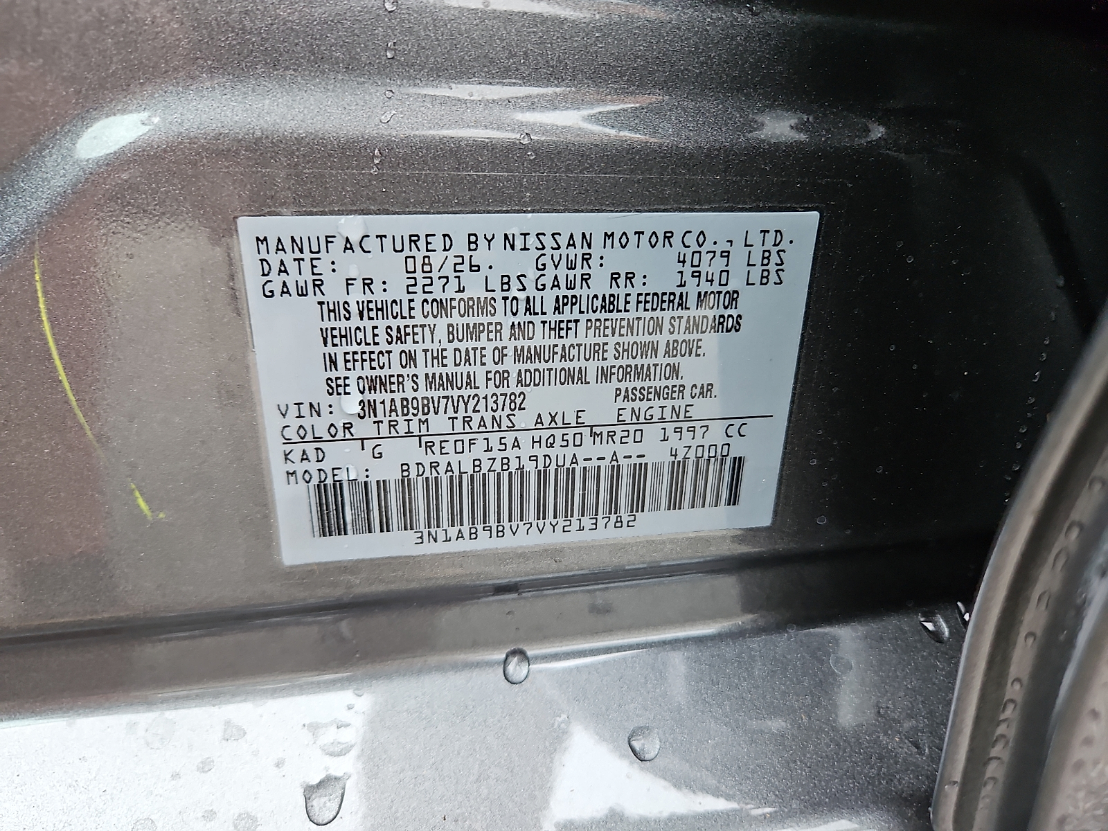 New 2027 Nissan Sentra Sedan