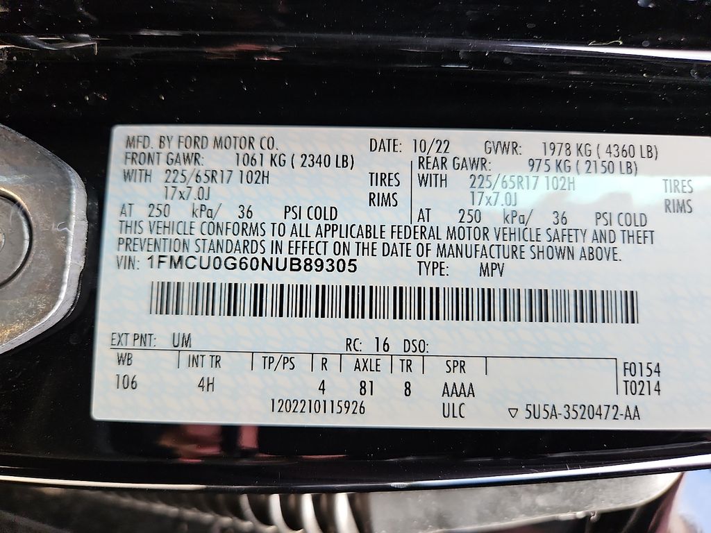 Used 2022 Ford Escape SUV