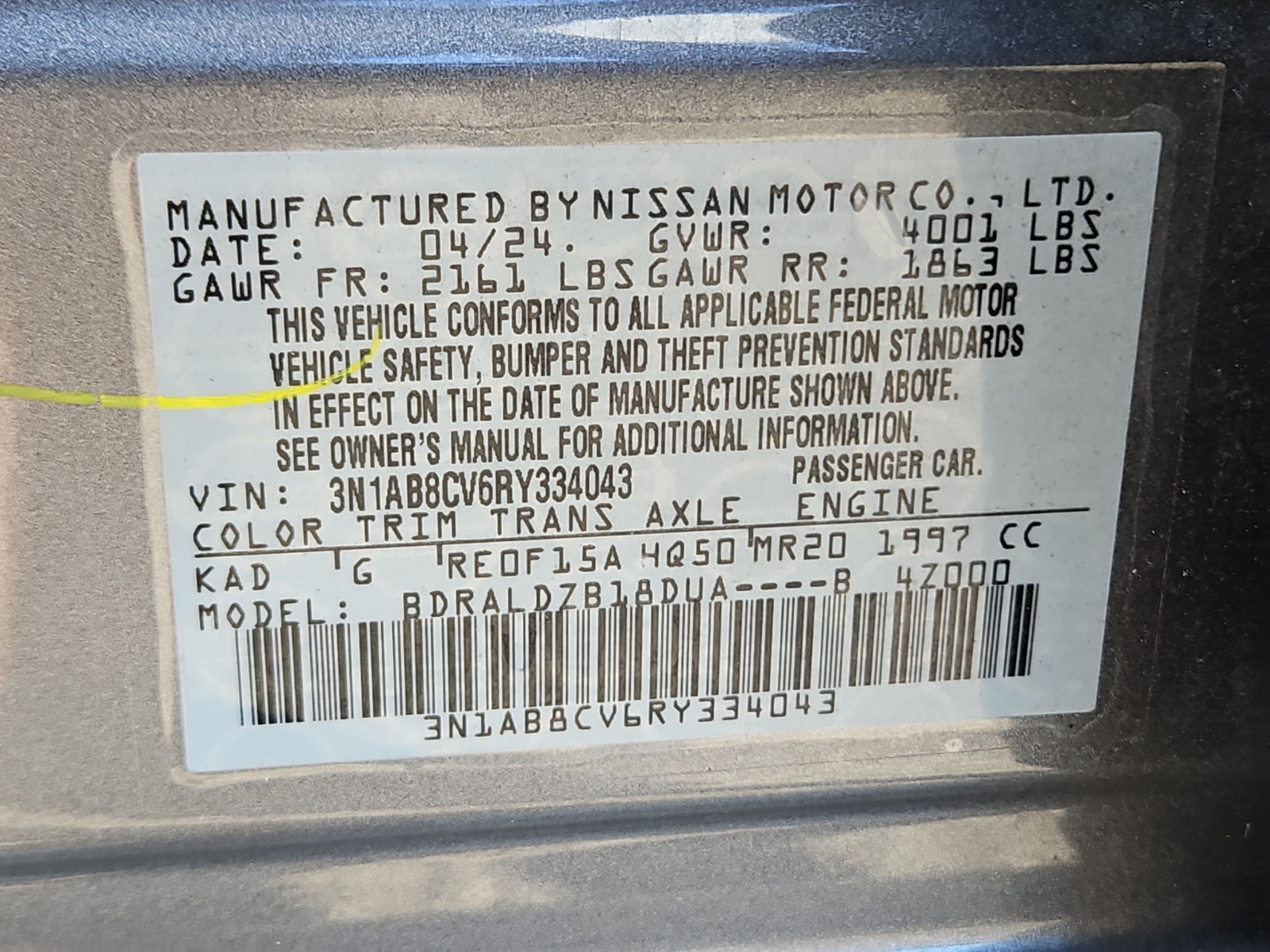 Used 2024 Nissan Sentra Sedan