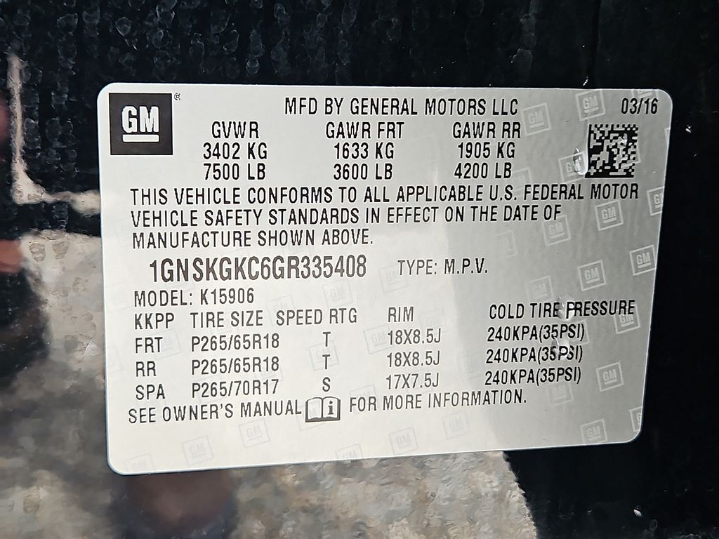 Used 2016 Chevrolet Suburban 1500 SUV