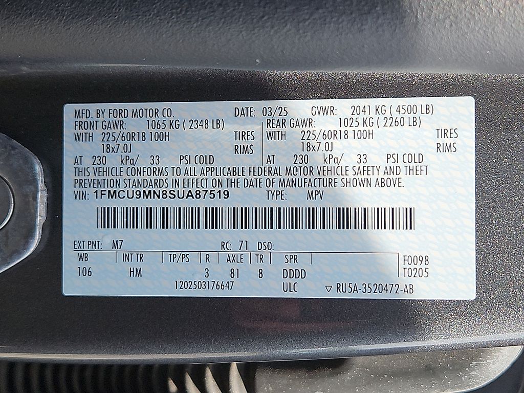 Used 2025 Ford Escape SUV