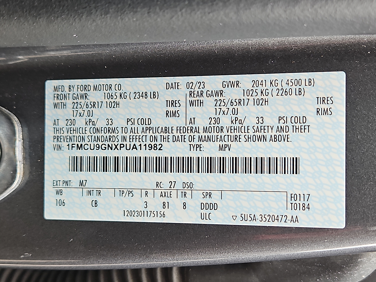 Used 2023 Ford Escape SUV