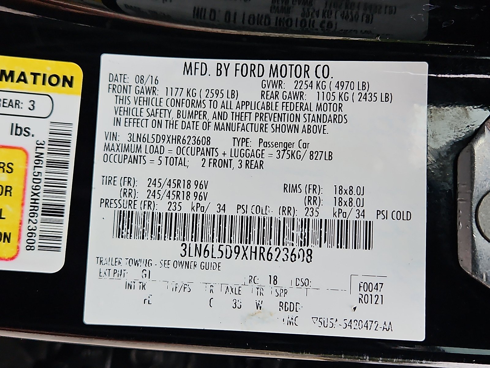 Used 2017 Lincoln MKZ Sedan
