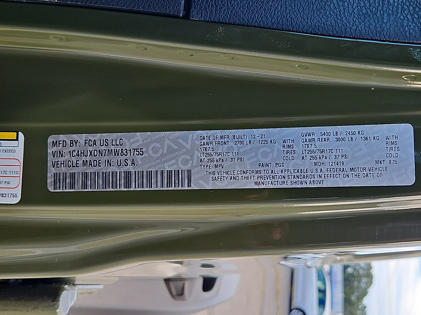 Used 2021 Jeep Wrangler SUV
