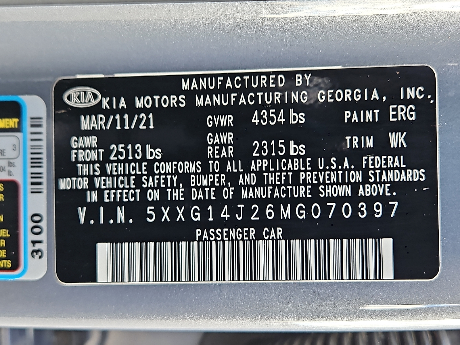 Used 2021 Kia K5 Sedan