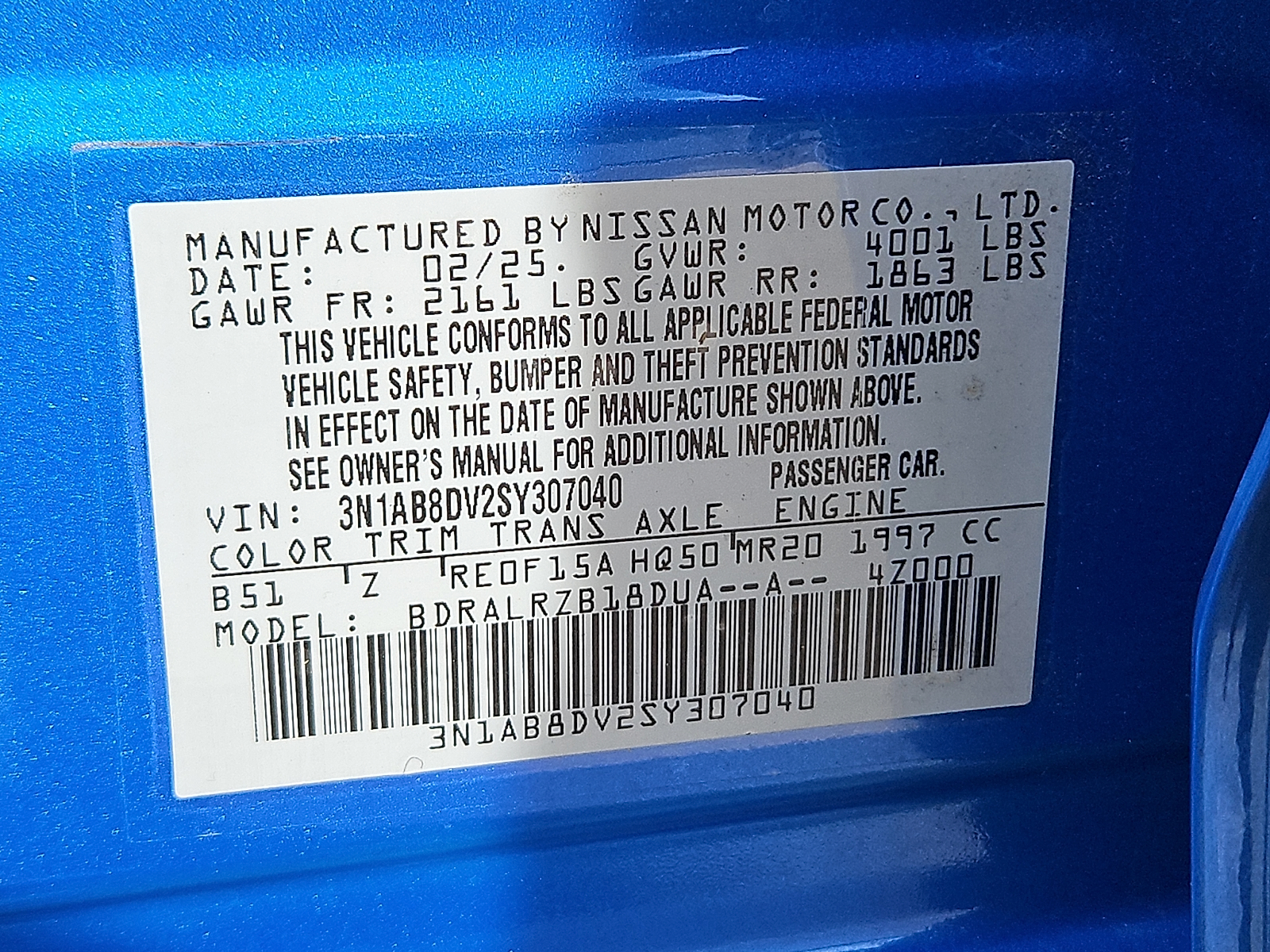 Used 2025 Nissan Sentra Sedan