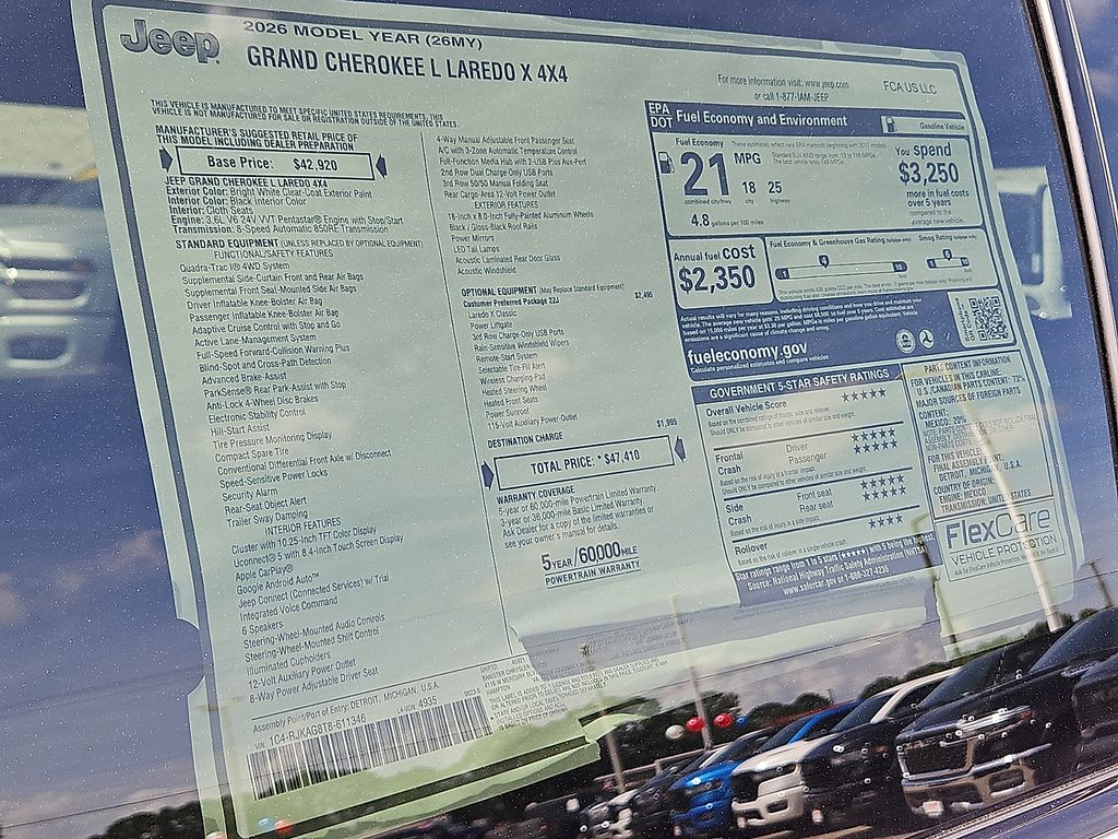 New 2026 Jeep Grand Cherokee L SUV