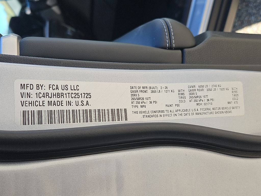 New 2026 Jeep Grand Cherokee SUV