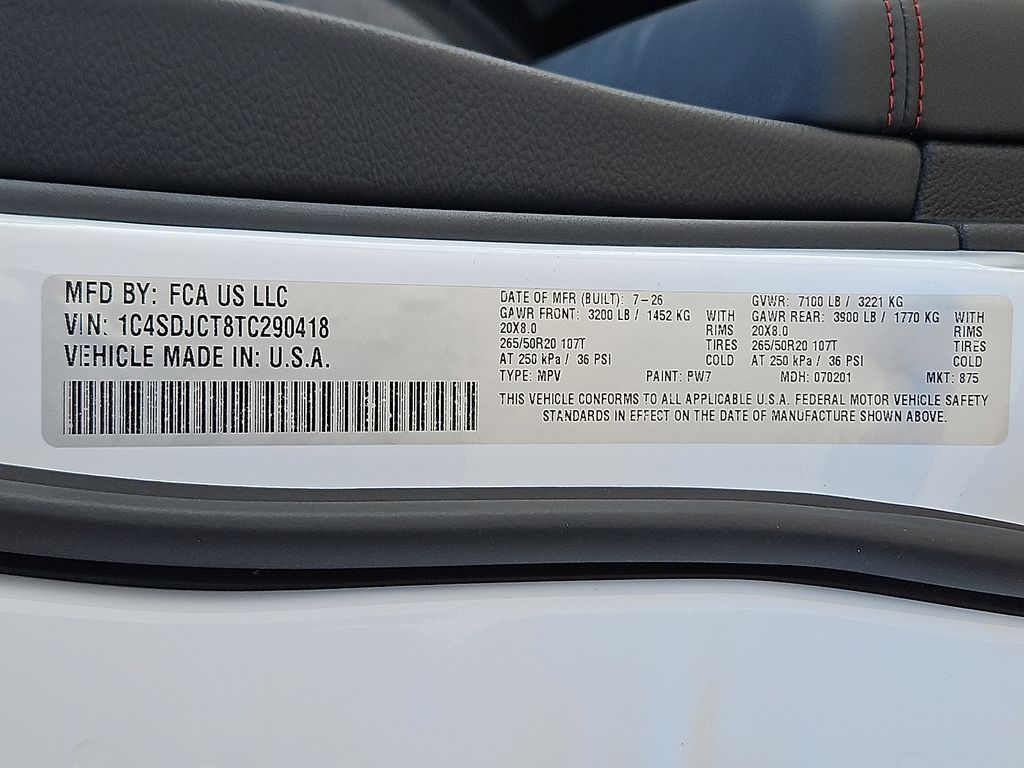 New 2026 Dodge Durango SUV