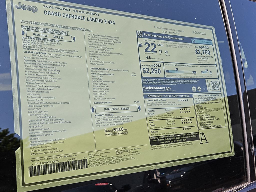 New 2026 Jeep Grand Cherokee SUV