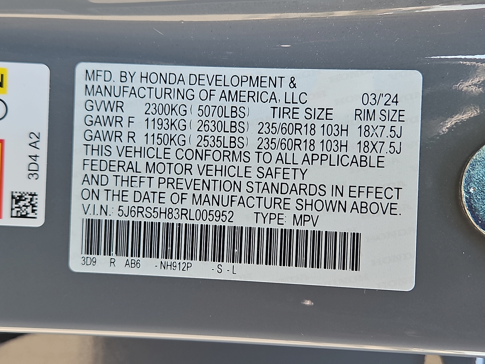 Used 2024 Honda CR-V Hybrid SUV