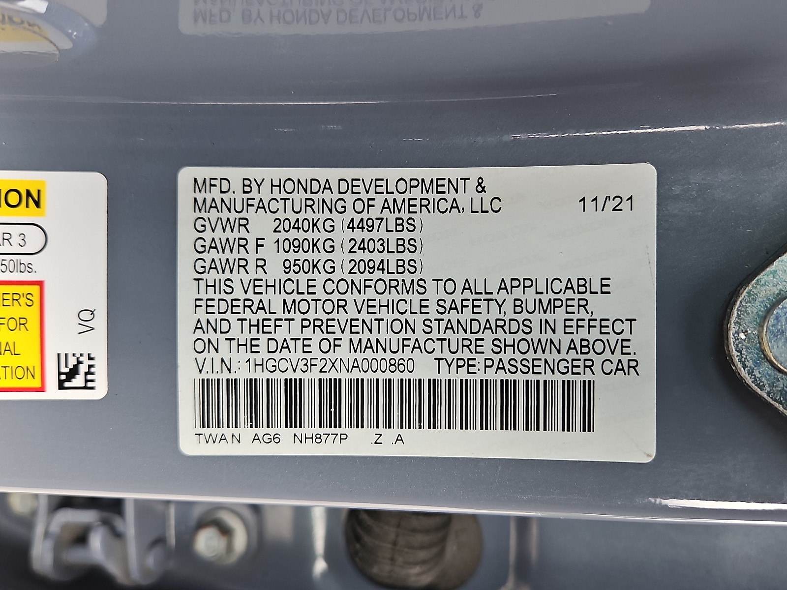 Used 2022 Honda Accord Hybrid Sedan