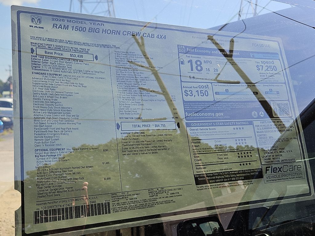 New 2026 Ram 1500 Truck