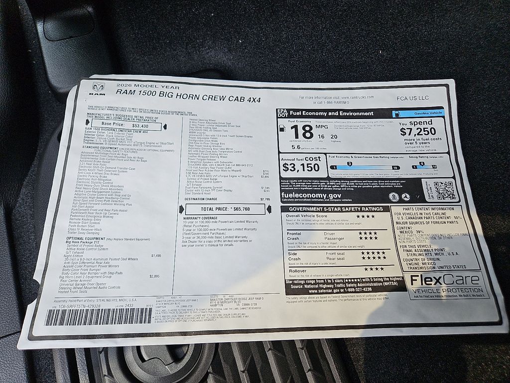 New 2026 Ram 1500 Truck