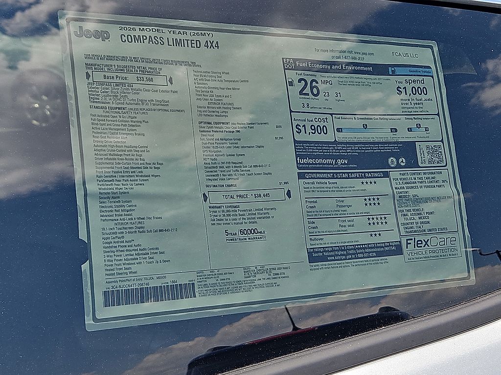 New 2026 Jeep Compass SUV