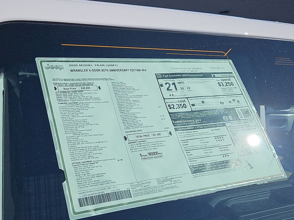 New 2026 Jeep Wrangler Sedan