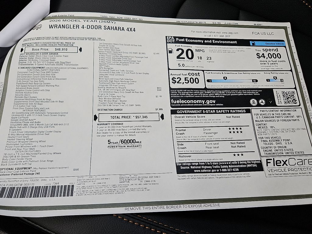 New 2026 Jeep Wrangler Sedan
