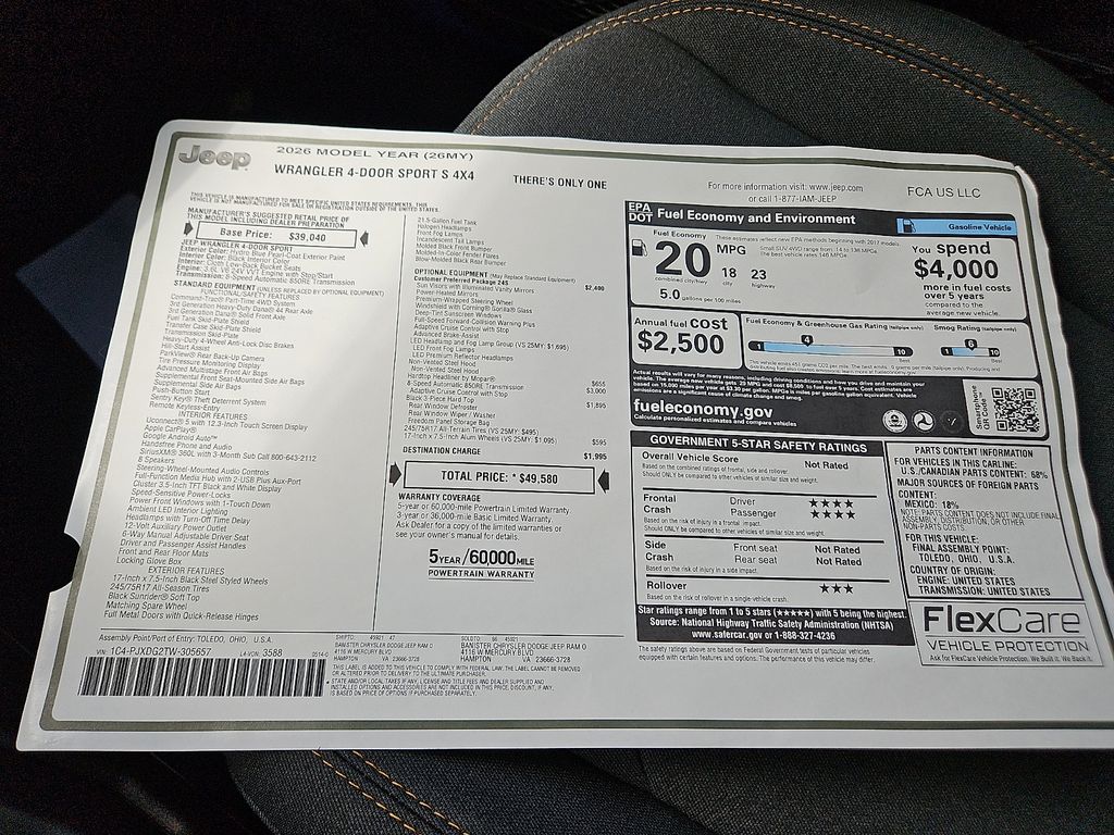 New 2026 Jeep Wrangler Sedan