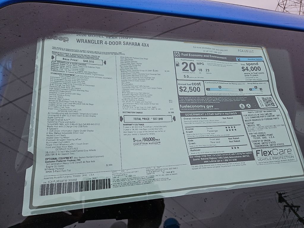New 2026 Jeep Wrangler Sedan