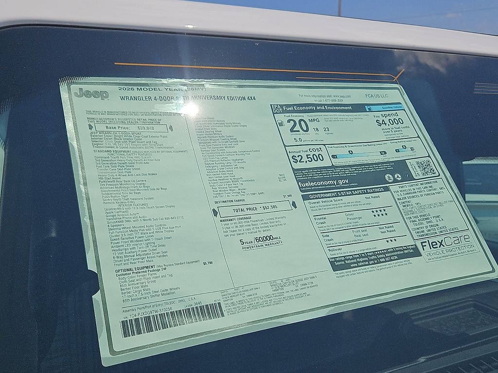 New 2026 Jeep Wrangler Sedan