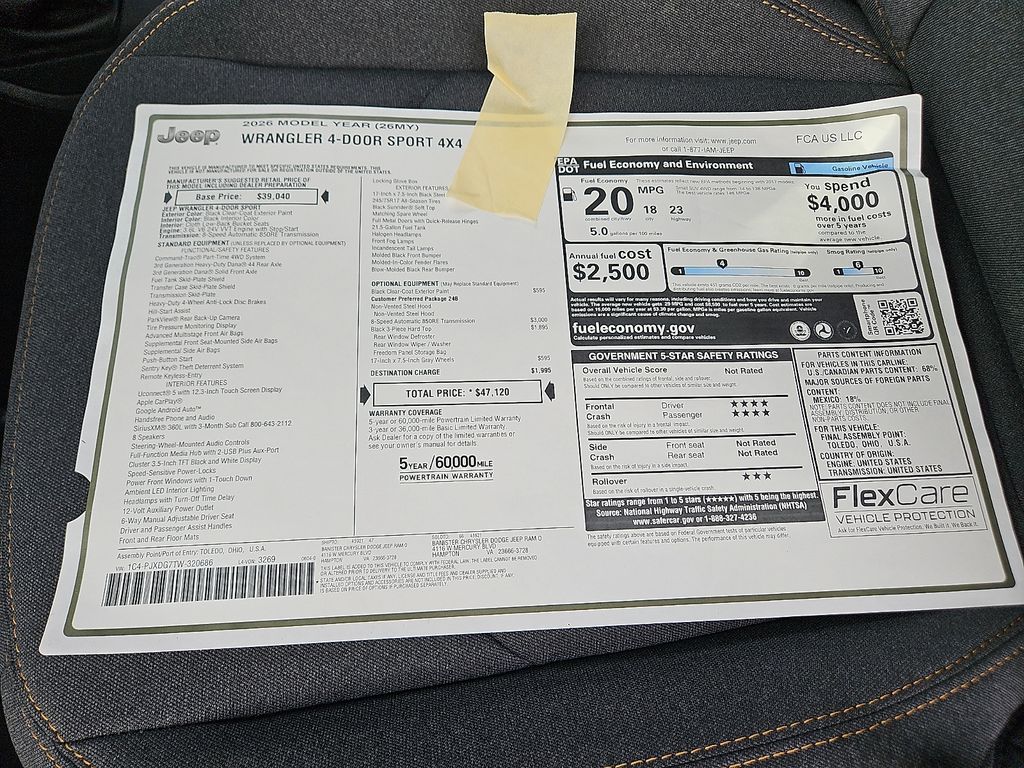 New 2026 Jeep Wrangler Sedan