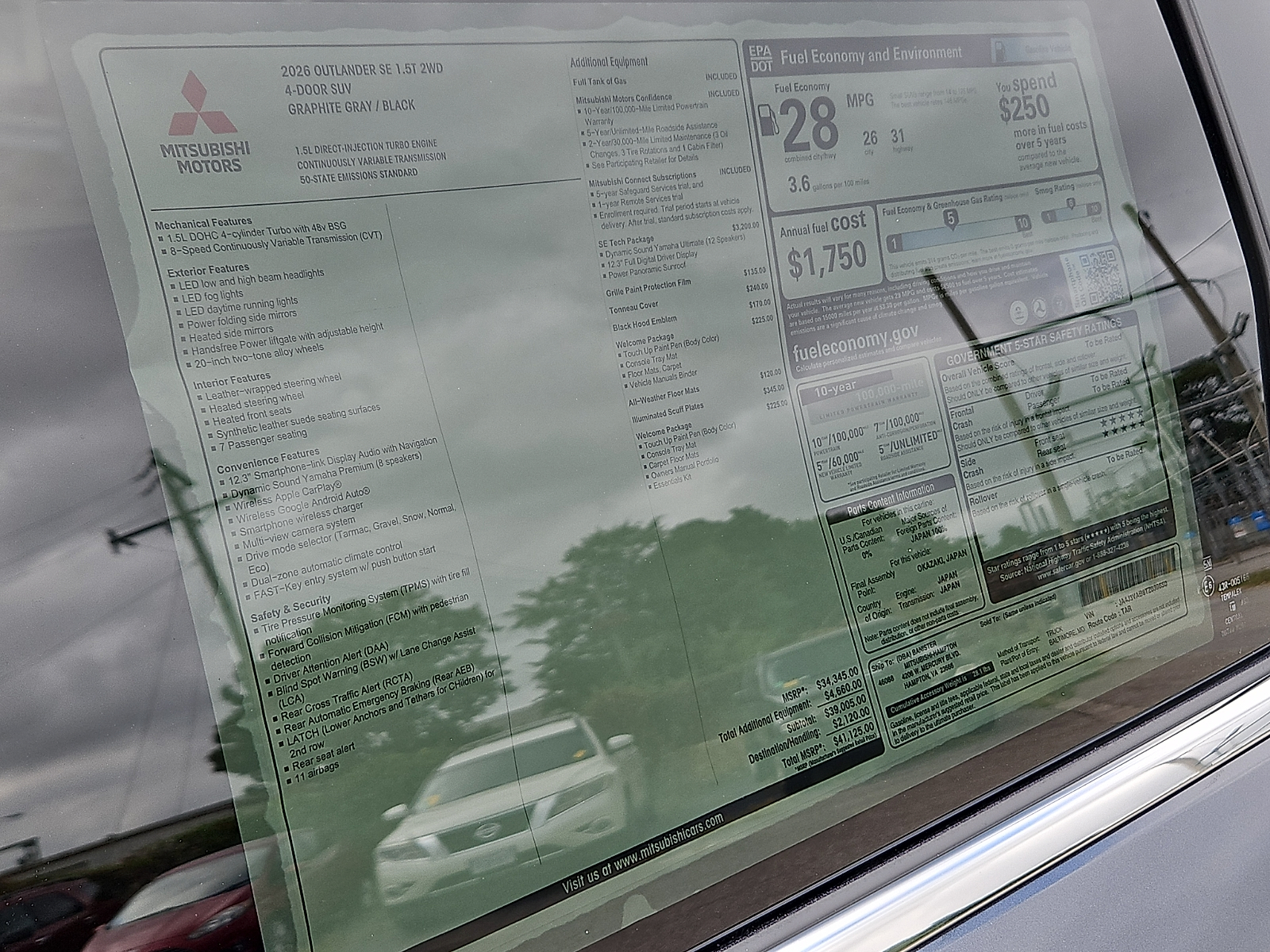 New 2026 Mitsubishi Outlander SUV