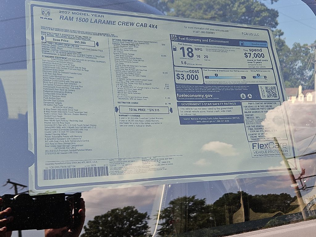 New 2027 Ram 1500 Truck