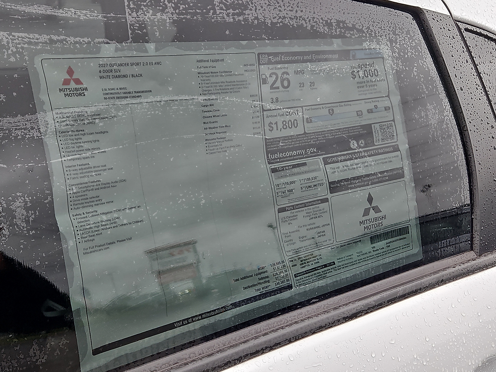 New 2027 Mitsubishi Outlander Sport SUV