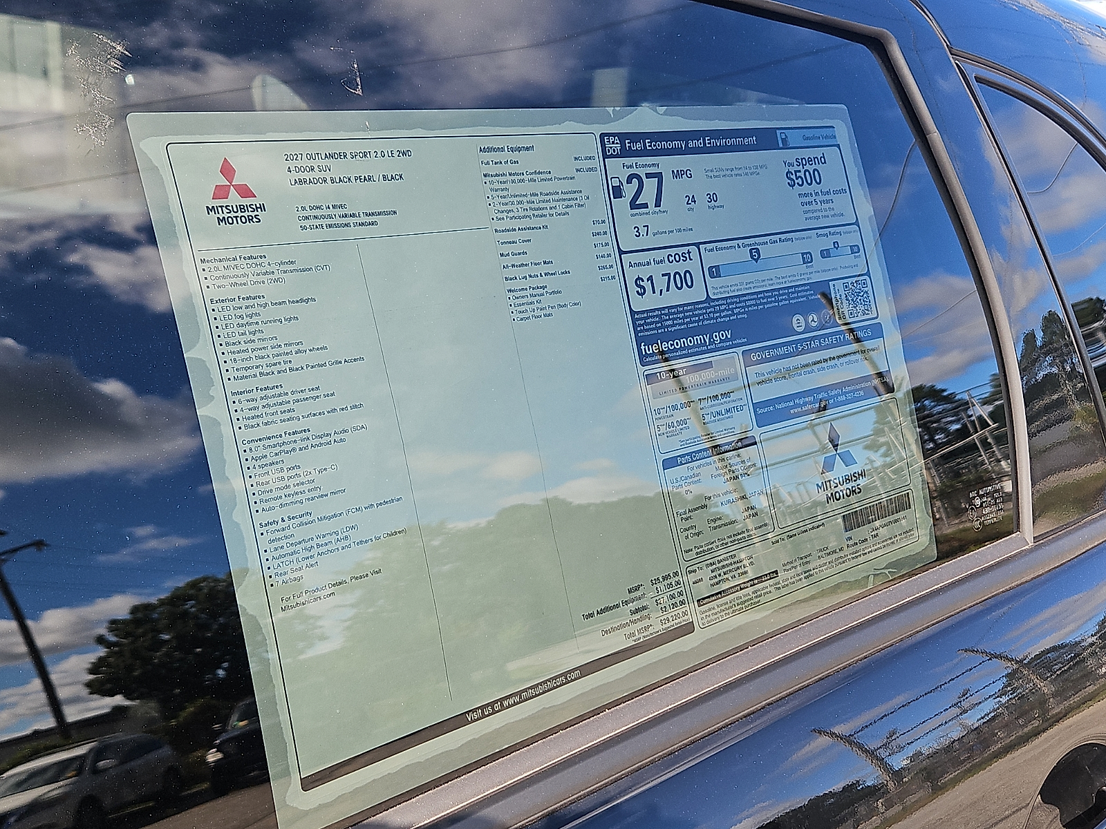 New 2027 Mitsubishi Outlander Sport SUV