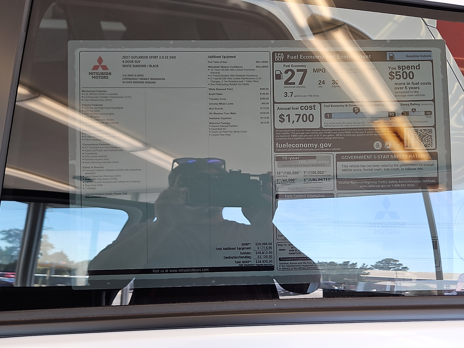 New 2027 Mitsubishi Outlander Sport SUV
