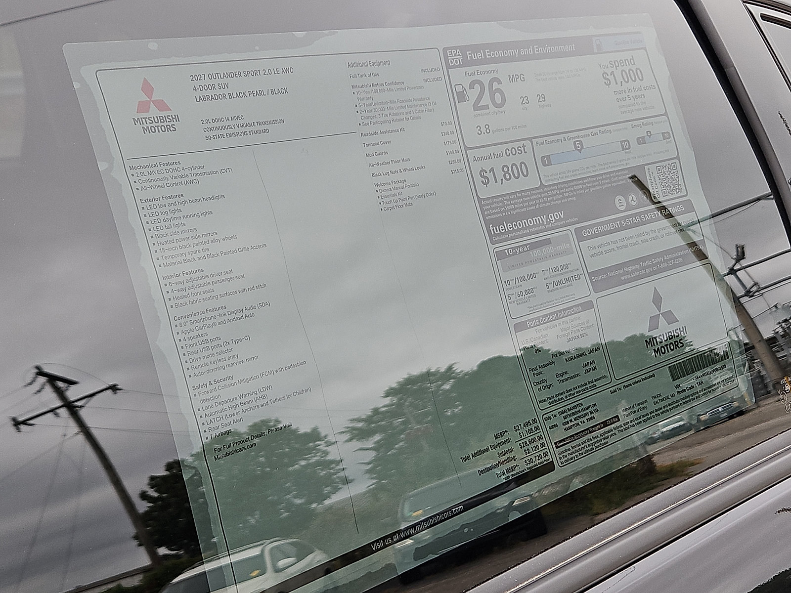 New 2027 Mitsubishi Outlander Sport SUV
