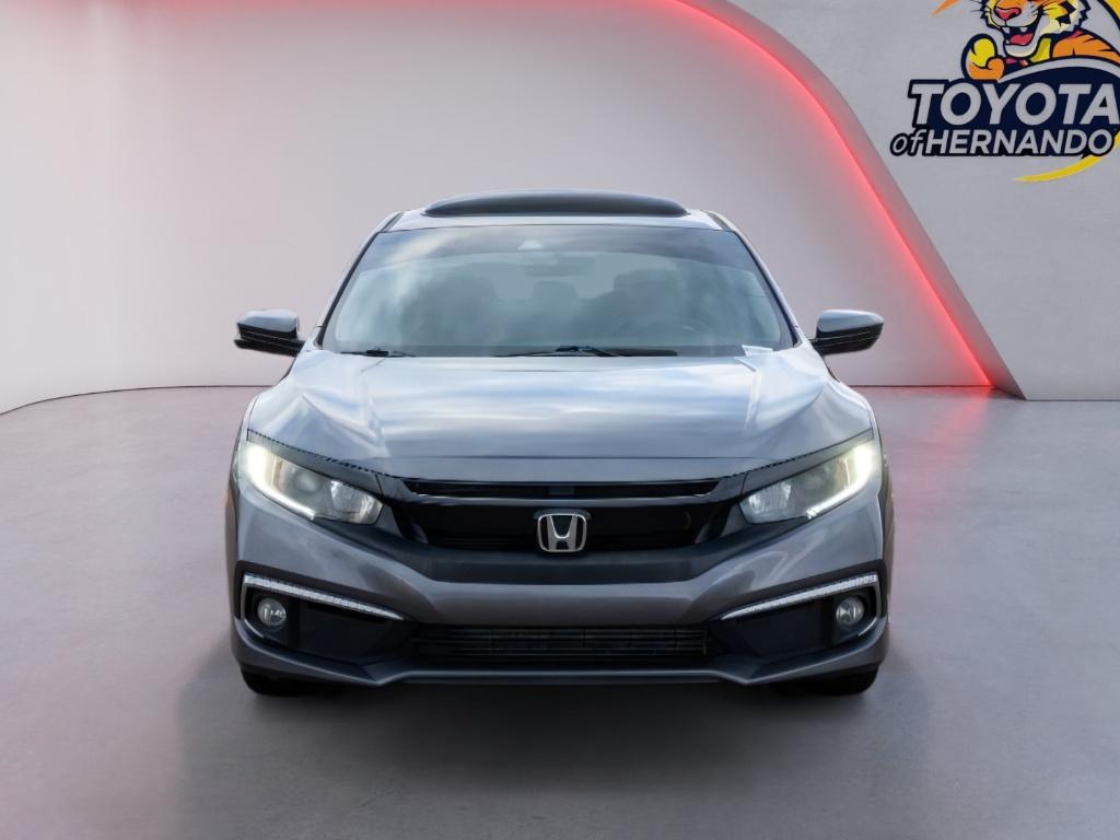 Used 2021 Honda Civic EX-L with VIN 19XFC1F70ME010651 for sale in Hernando, MS