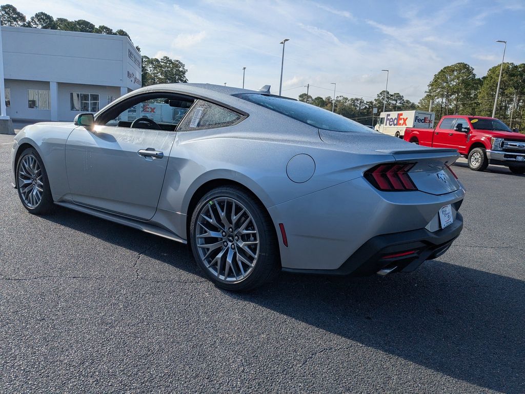 2025 Ford Mustang EcoBoost Premium - Iconic Silver Metallic exterior view 6