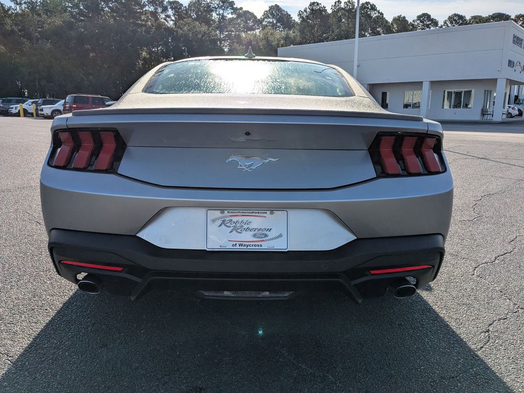 2025 Ford Mustang EcoBoost Premium - Iconic Silver Metallic exterior view 5