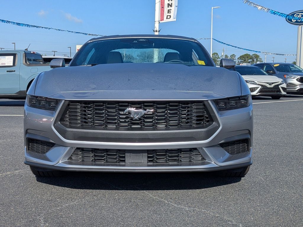 2025 Ford Mustang EcoBoost Premium - Iconic Silver Metallic exterior view 9