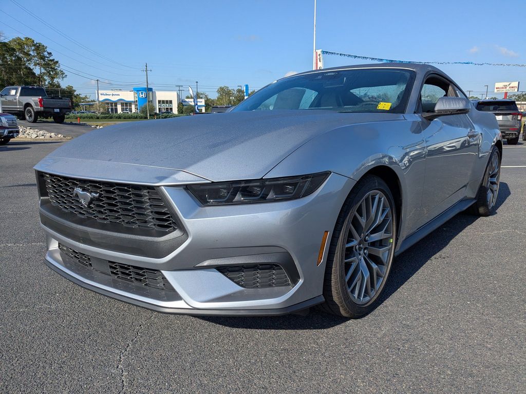 2025 Ford Mustang EcoBoost Premium - Iconic Silver Metallic exterior view 8