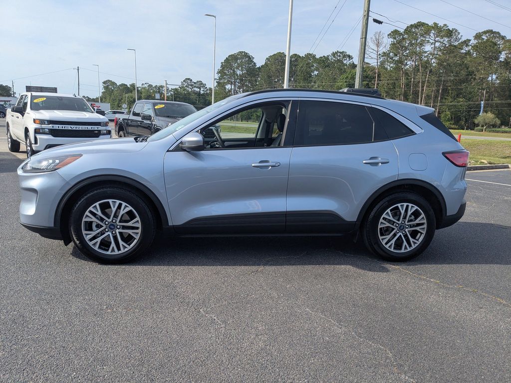 2022 Ford Escape SEL - ICED BLUE SILVER METALLIC exterior view 7