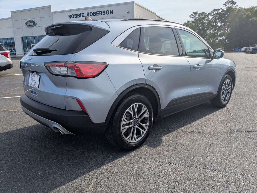 2022 Ford Escape SEL - ICED BLUE SILVER METALLIC exterior view 4