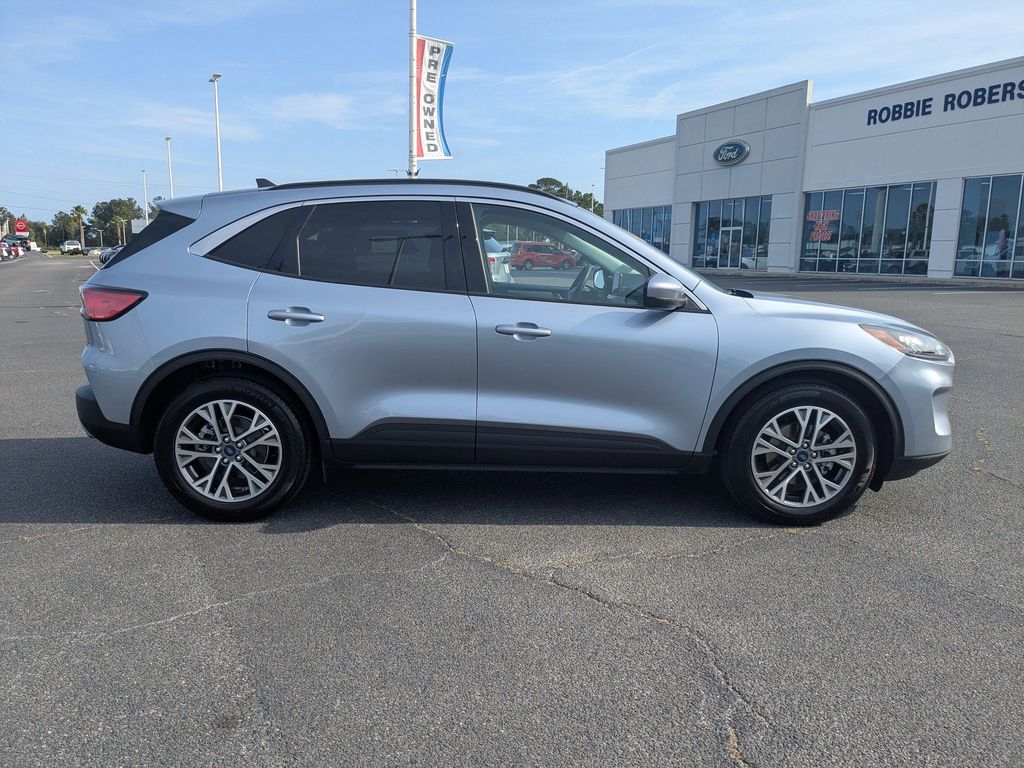 2022 Ford Escape SEL - ICED BLUE SILVER METALLIC exterior view 3