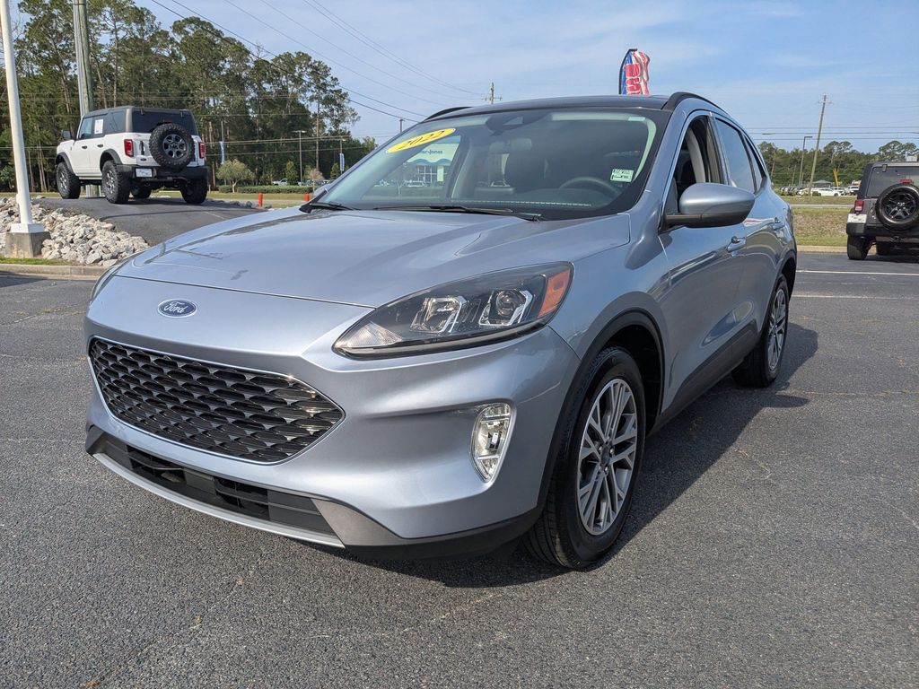 2022 Ford Escape SEL - ICED BLUE SILVER METALLIC exterior view 8