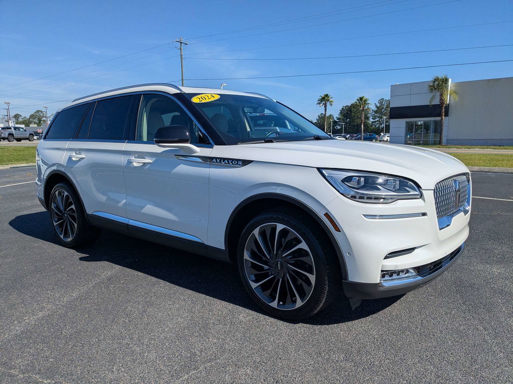 2024 Lincoln Aviator Reserve - PRISTINE WHITE MET 3C exterior view 2