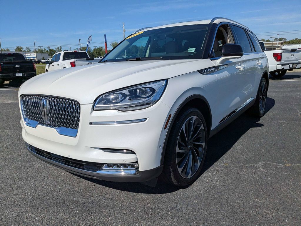 2024 Lincoln Aviator Reserve - PRISTINE WHITE MET 3C exterior view 8
