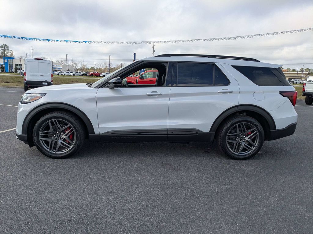 2026 Ford Explorer ST - Space White Metallic exterior view 7