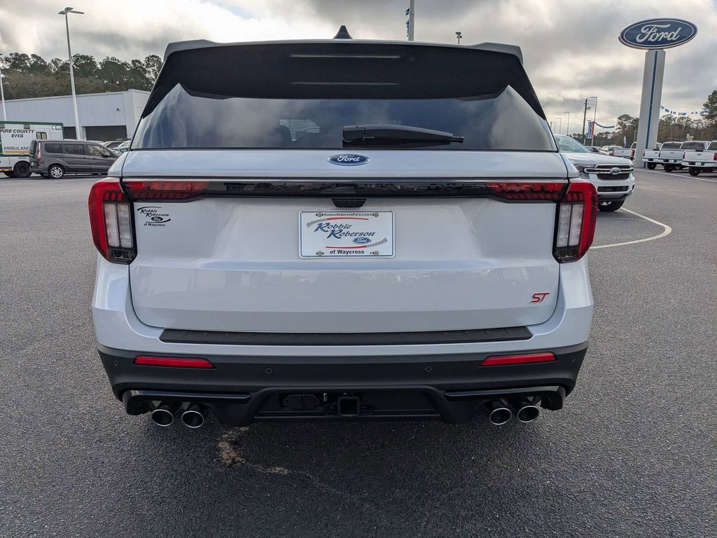2026 Ford Explorer ST - Space White Metallic exterior view 5