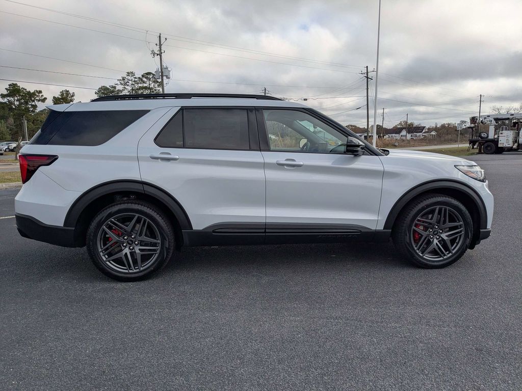 2026 Ford Explorer ST - Space White Metallic exterior view 3