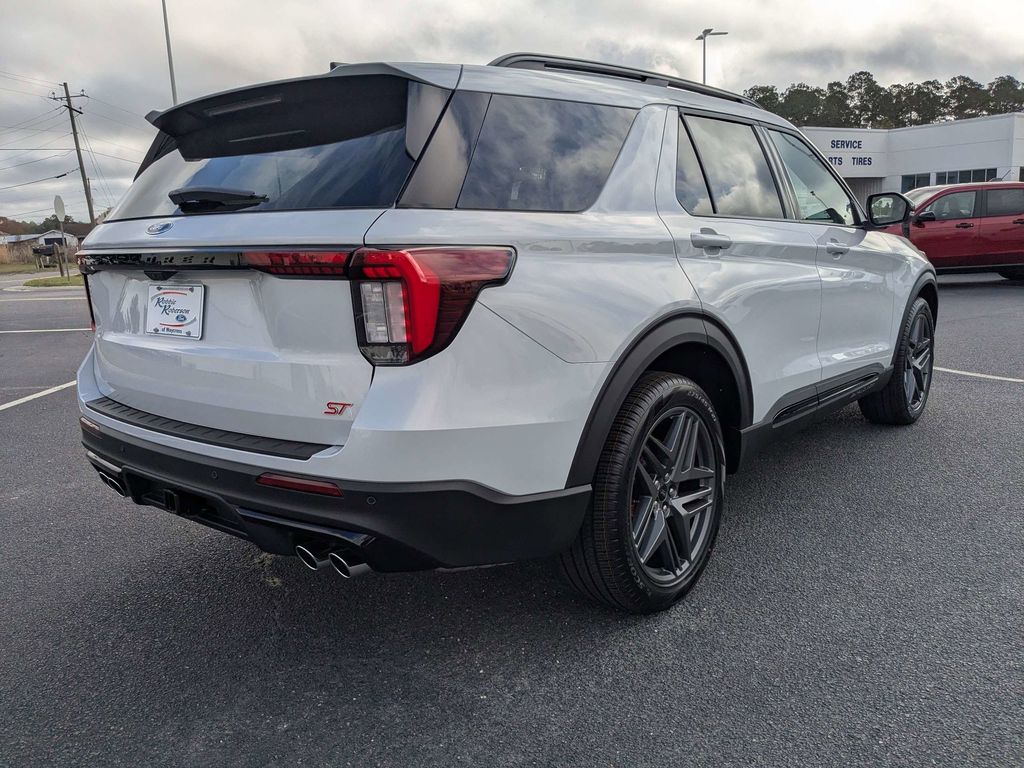 2026 Ford Explorer ST - Space White Metallic exterior view 4