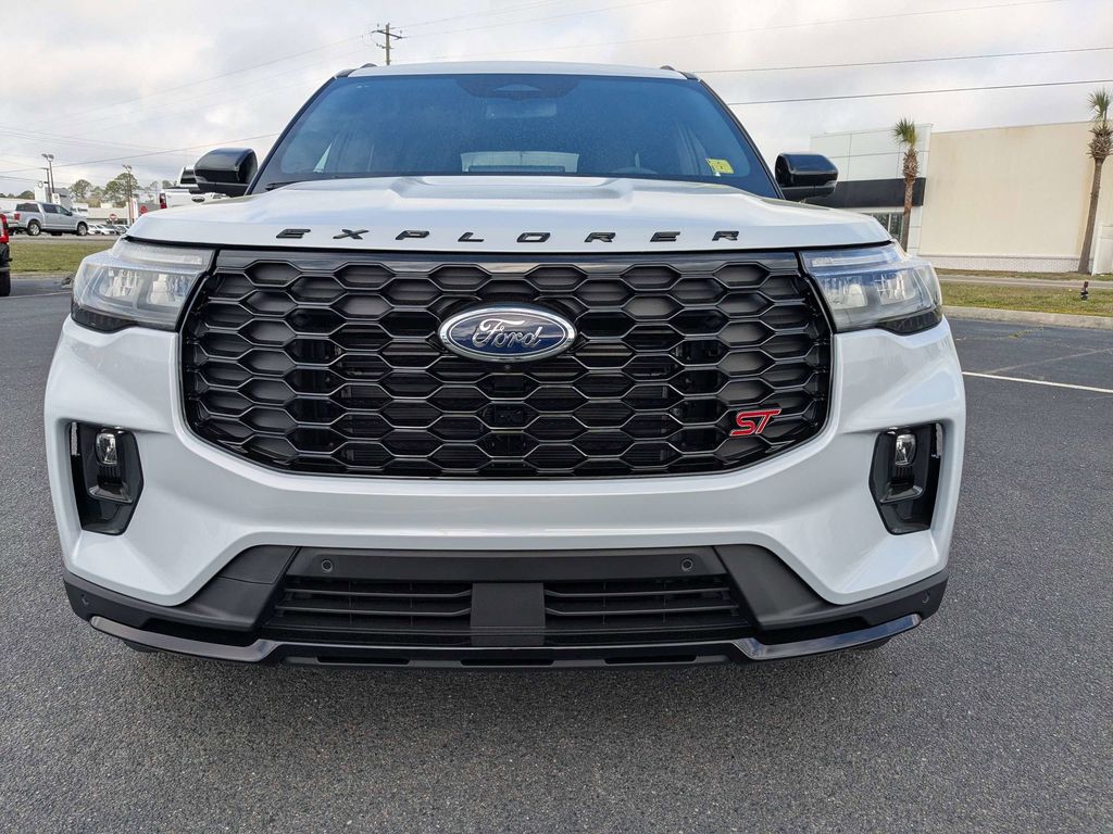 2026 Ford Explorer ST - Space White Metallic exterior view 9