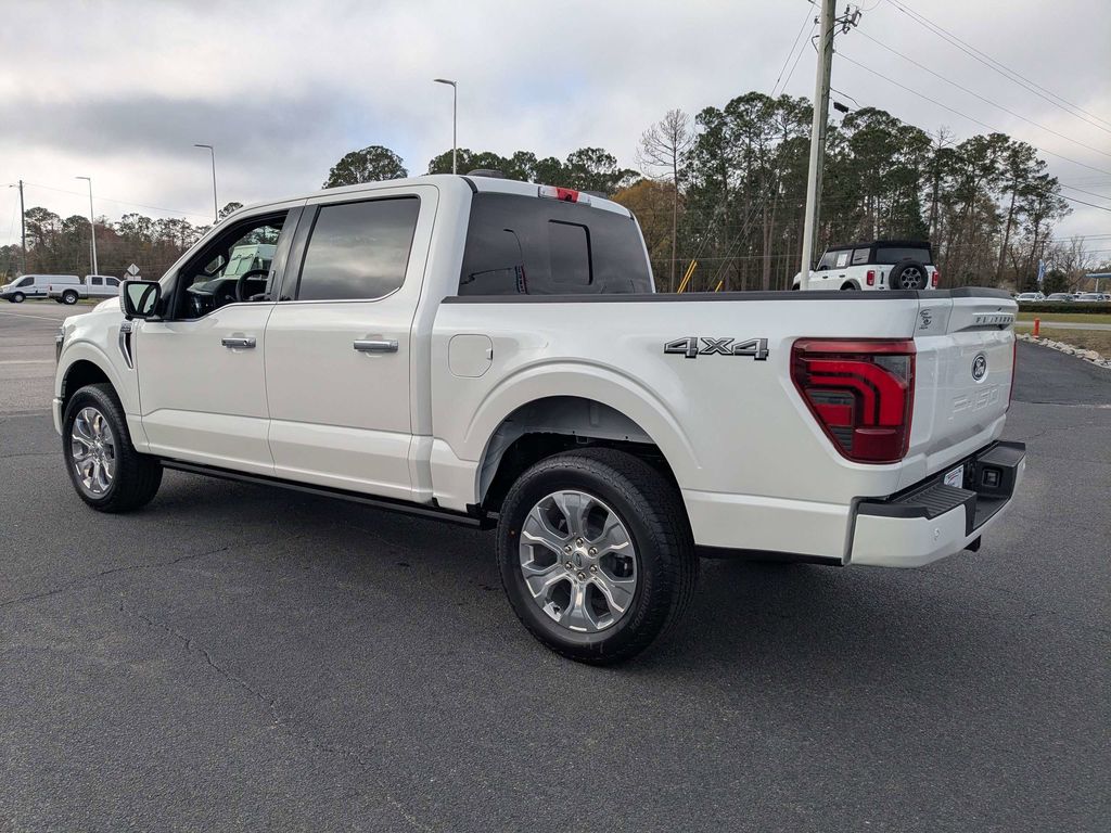 2026 Ford F-150 Platinum - Star White Metallic Tri-Coat exterior view 5