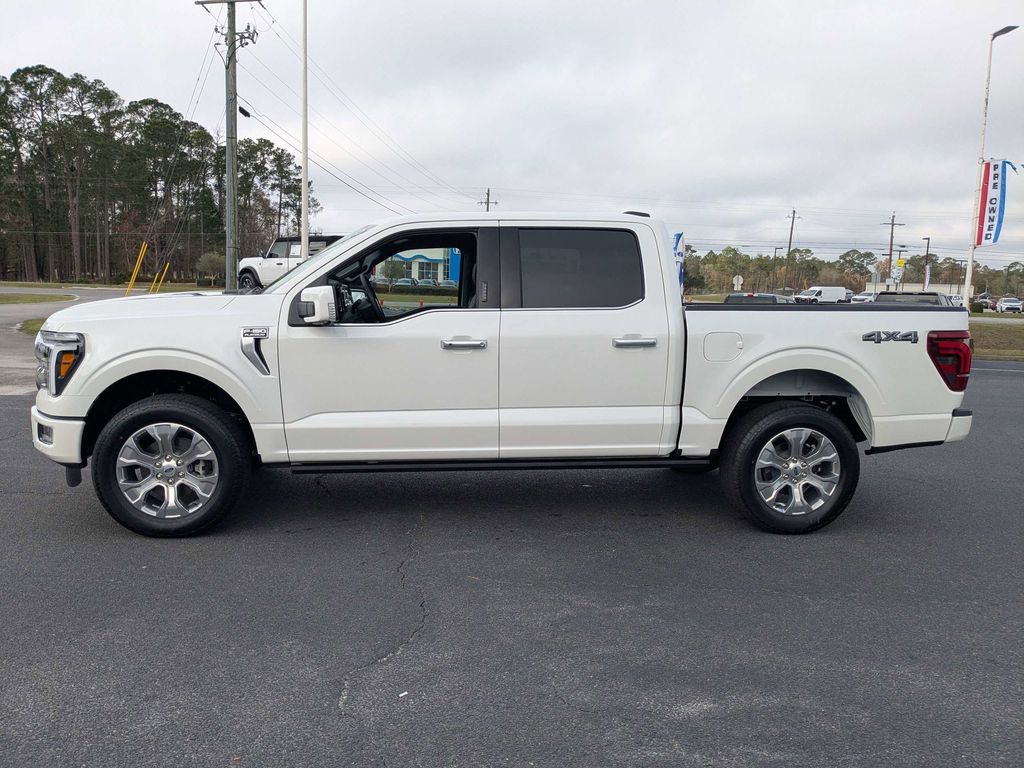 2026 Ford F-150 Platinum - Star White Metallic Tri-Coat exterior view 6