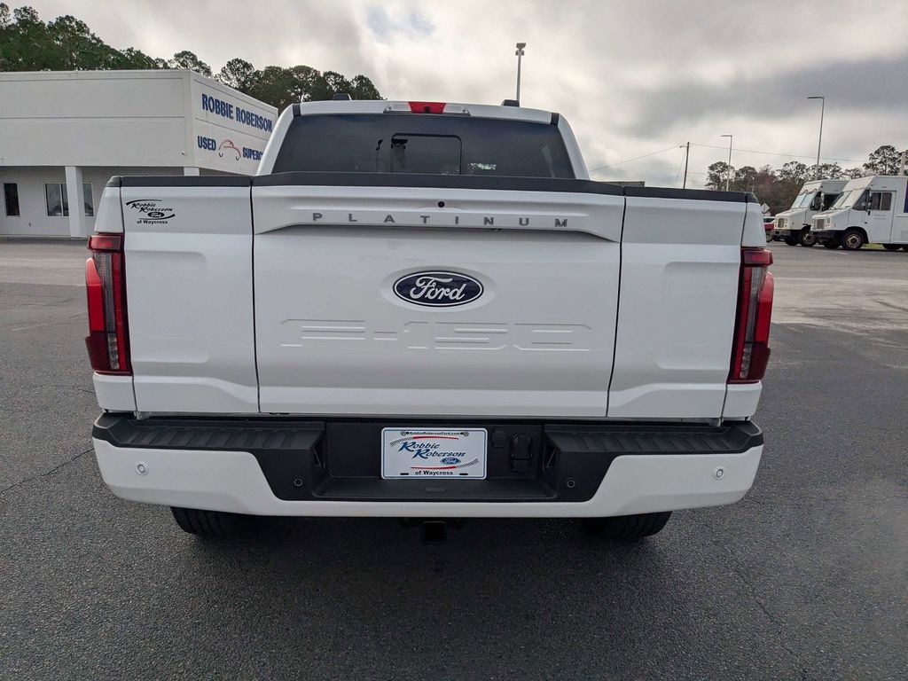 2026 Ford F-150 Platinum - Star White Metallic Tri-Coat exterior view 4